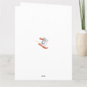 キュートスキーマウスホリデー カード (裏面)