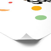 キュートスクーチー誕生日ビッグフット ポスター (コーナー)