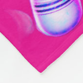 キュートスクールガールベビー子猫明るい赤紫色フリースブランケット フリースブランケット (角)