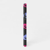 キュートスケアカラフルカボチャ顔ハロウィーン iPhoneケース (右側)