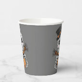 キュートスケルトンイラストレーション紙カップ 紙コップ (左)