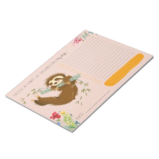 キュートススデイリープランナーパーソナライズされたメモ帳 ノートパッド (アングル)