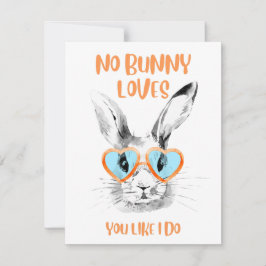 キュートスタイリッシュおもしろいイースターバニー シーズンカード