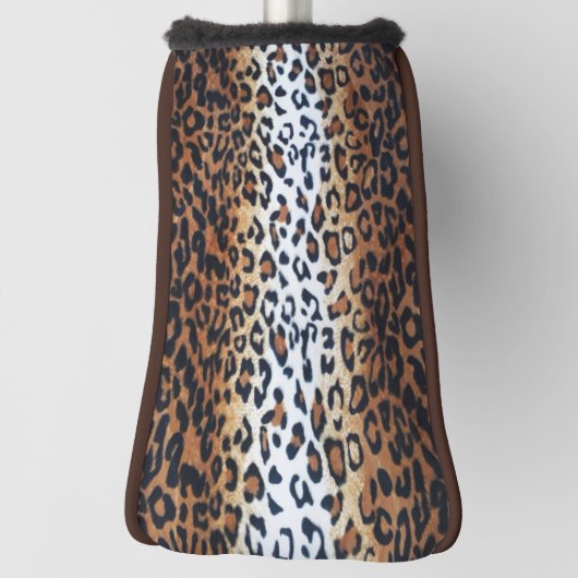 キュートスタイリッシュトレンディーレオパードアニマルプリント ゴルフヘッドカバー (回転90)