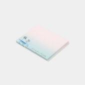 キュートスタイリッシュトロピカルパームズ，海 ポストイット (アングル)