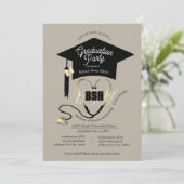 キュートスタイリッシュ編モダン集ナースグラードパーティー 招待状 (スタンド正面)