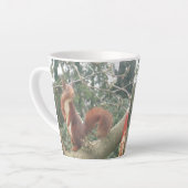 キュートスタンディングリスラテマグ カフェラテマグ (左アングル)