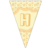 キュートスターハッピーバースデー バンティングフラッグ (第2の旗)