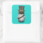 キュートスチームパンクベビーペンギン スクエアシール (バッグ)