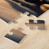 キュートスチームパンク雪だるまクリスマスパズル ジグソーパズル (側面)