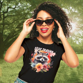 キュートステイトラシーラクーンフローラ Tシャツ