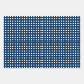 キュートスノーバブル&水玉模様ハッピーハヌカ ラッピングペーパーシート (正面3)