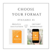 キュートスパイダーハローウィンパーティ招待状 招待状