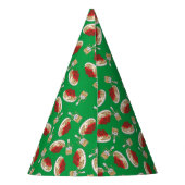 キュートスパゲッティ子供の誕生日パーティーかわいい パーティーハット (裏面)