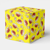 キュートスパゲッティ子供の誕生日パーティーかわいい フェイバーボックス (裏面サイド)