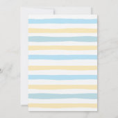 キュートスプールパーティーボーイガール誕生日招待状 招待状 (裏面)