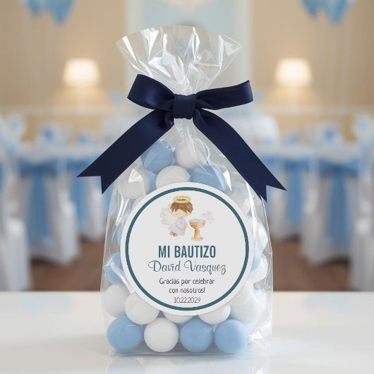 キュートスペインのバプテスマ《キリスト教》洗礼式や命名式のバウティゾ ラウンドシール