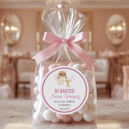 キュートスペインのバプテスマ《キリスト教》洗礼式や命名式のバウティゾ ラウンドシール