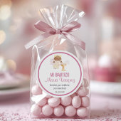 キュートスペインのバプテスマ《キリスト教》洗礼式や命名式のバウティゾ ラウンドシール