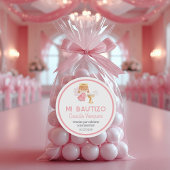 キュートスペインのバプテスマ《キリスト教》洗礼式や命名式のバウティゾ ラウンドシール