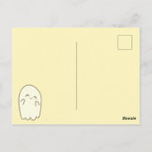 キュートスポオクタキュラハローウィンパーティ招待状 ポストカード (裏面)