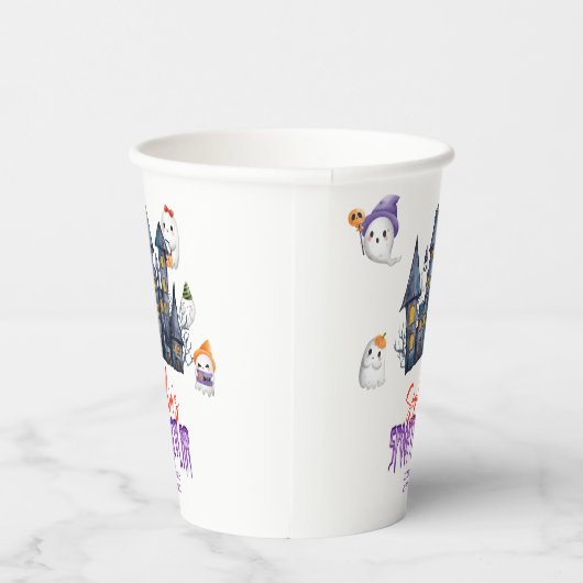 キュートスポオクタキュラーハロウィーン誕生日 紙コップ (右)