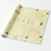 キュートスポオクタキュラーハローウィンパーティ ラッピングペーパー (アンロールド)