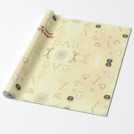 キュートスポオクタキュラーハローウィンパーティ ラッピングペーパー