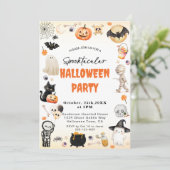 キュートスポオクタキュラーハローウィンパーティ 招待状 (スタンド正面)