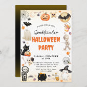 キュートスポオクタキュラーハローウィンパーティ 招待状 (正面/裏面)