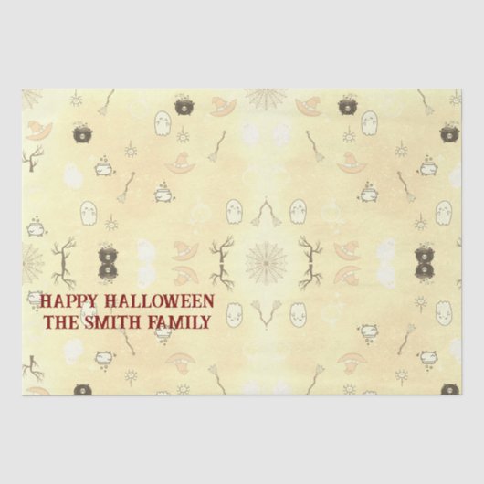 キュートスポオクタキュラーハローウィンパーティ 薄葉紙 (正面)