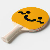 キュートスマイリーフェイスオレンジ卓球ラケット 卓球ラケット (正面アングル)