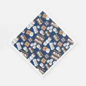 キュートスモアマーシュマロイラストレーション スタンダードランチョンナプキン (角)