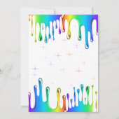 キュートスライム誕生日招待状 招待状 (裏面)