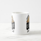 キュートスリーピングスロスコーヒー引用文 コーヒーマグカップ (中央)