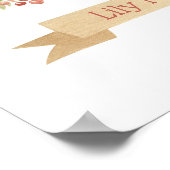 キュートスリーピングフクロウ子供子供部屋ウォールアートデコル ポスター (角)