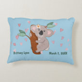 キュートスリープオールデイコアラベアベビー アクセントクッション (裏面)