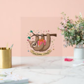 キュートスロおもしろいースハッピーバースデー アクリルサイン (ウェディング)