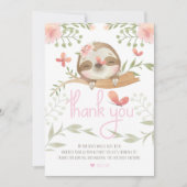 キュートスロッスガール誕生日 サンキューカード (正面)