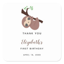 キュートスロッスファースト誕生日愛らしい動物かわいい