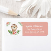 キュートスロッスフローラ誕生日赤面ピンク ラベル (インサイチュ)