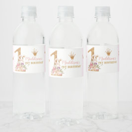 キュートスワンプリンセス1歳 ペットボトルラベル