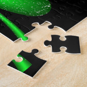 キュートセントパトリックの格言ブラックで眠る | ジグソーパズル (側面)