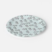 キュートゼブラ紙プレート ペーパープレート (アングル)