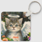 キュートソフトエンジェル子猫 キーホルダー (裏面)