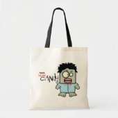 キュートゾンビハロウィーントリックまたはトリートバッグ トートバッグ (正面)