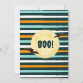 キュートゾンビボーイハローウィンパーティ招待状 招待状 (裏面)