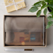 キュートタイガーキューブデクページティッシュペーパー 薄葉紙 (ギフト)