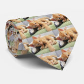 キュートタイガーストライプキッテン ネクタイ (ロール)