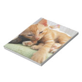 キュートタイガーストライプキッテン ノートパッド (回転)